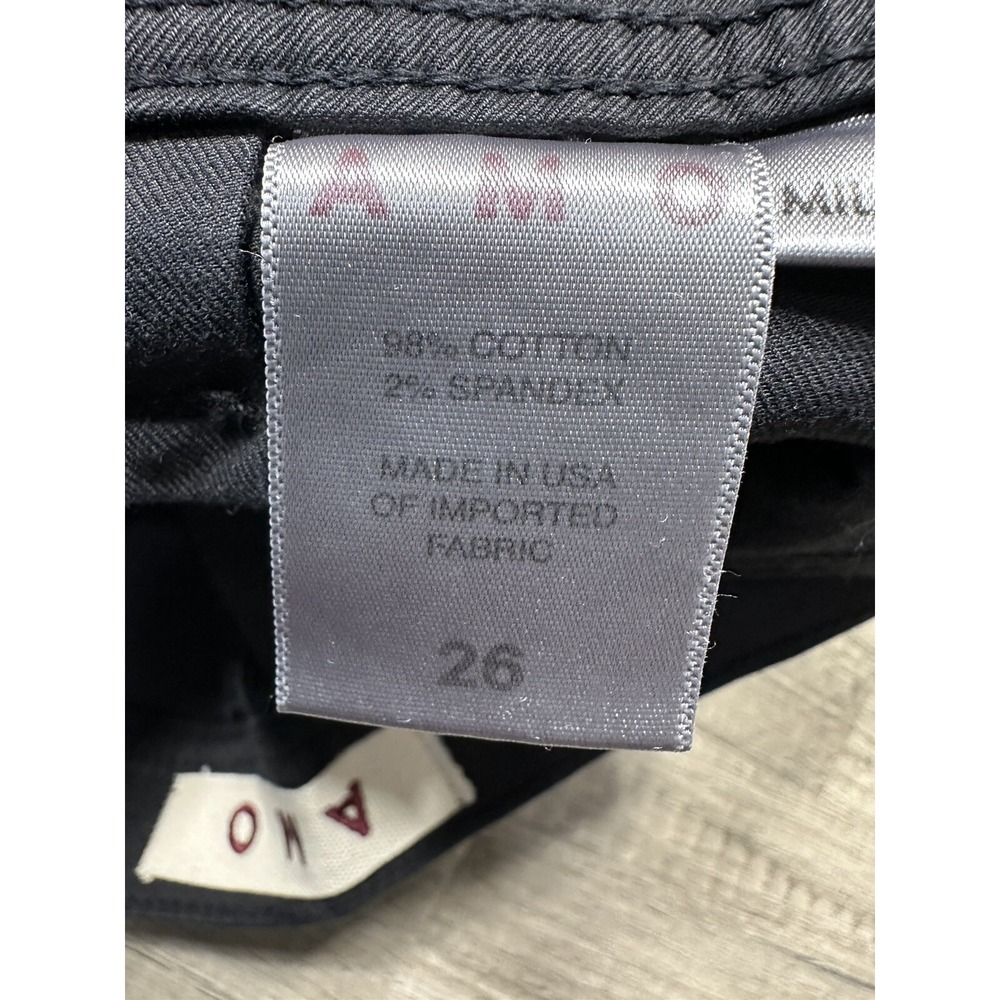 AMO Sybil Military Twill Shorts 4" Black Size‎ 26 MSRP $108 - Picture 5 of 8